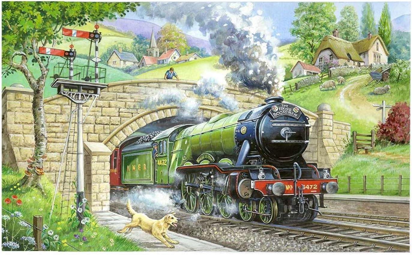 House of Puzzles Train Spotting Jigsaw Puzzle (250 XL Pieces)
