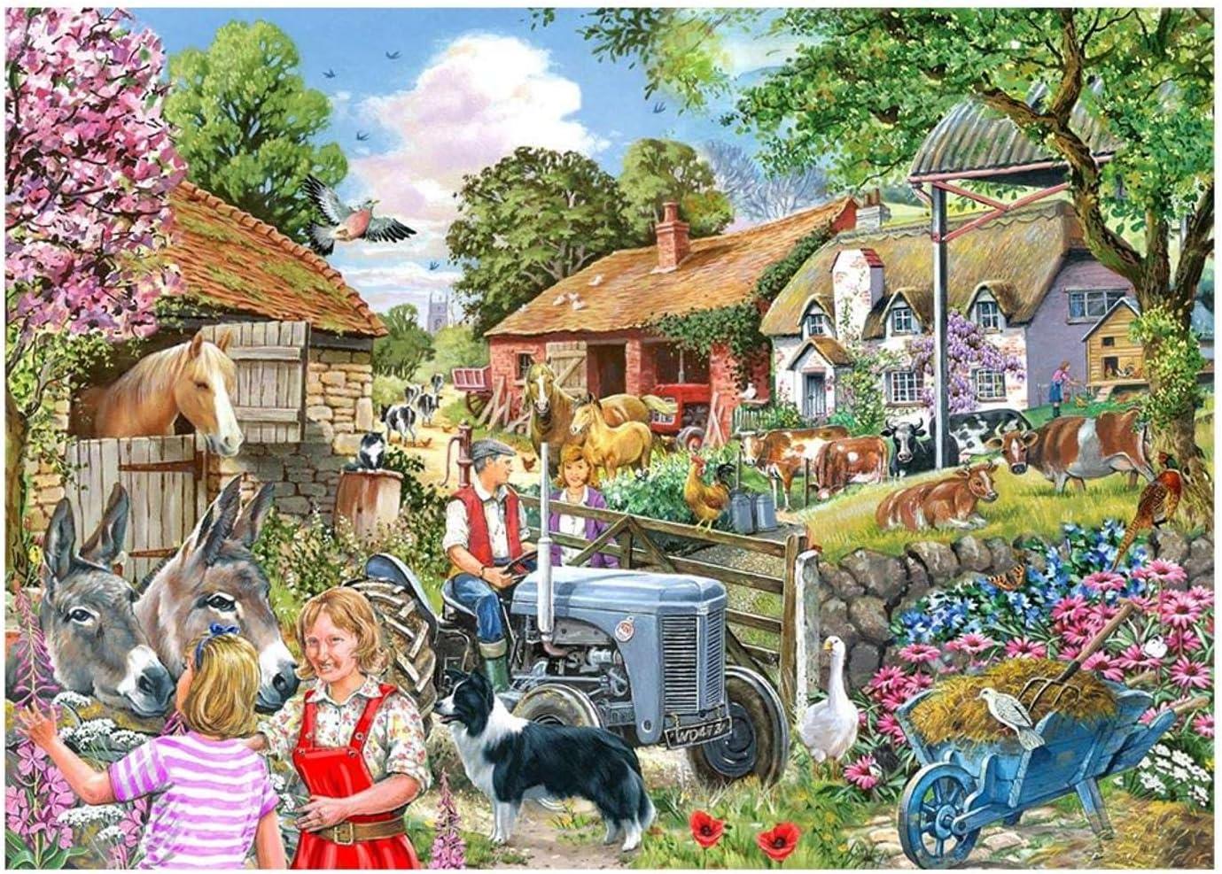 House of Puzzles At The Farm Gate BIG  Jigsaw Puzzle (500 XL Pieces)
