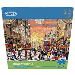 Gibsons Holiday Hustle Jigsaw Puzzle (250 XL Extra Large Pieces)