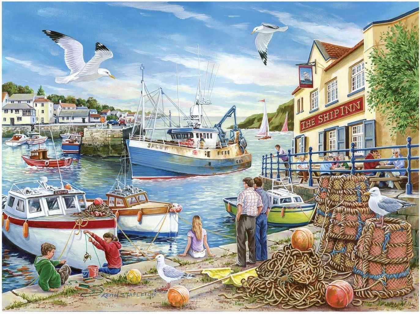 House of Puzzles Ship Inn Jigsaw Puzzle (BIG 500 XL Pieces)