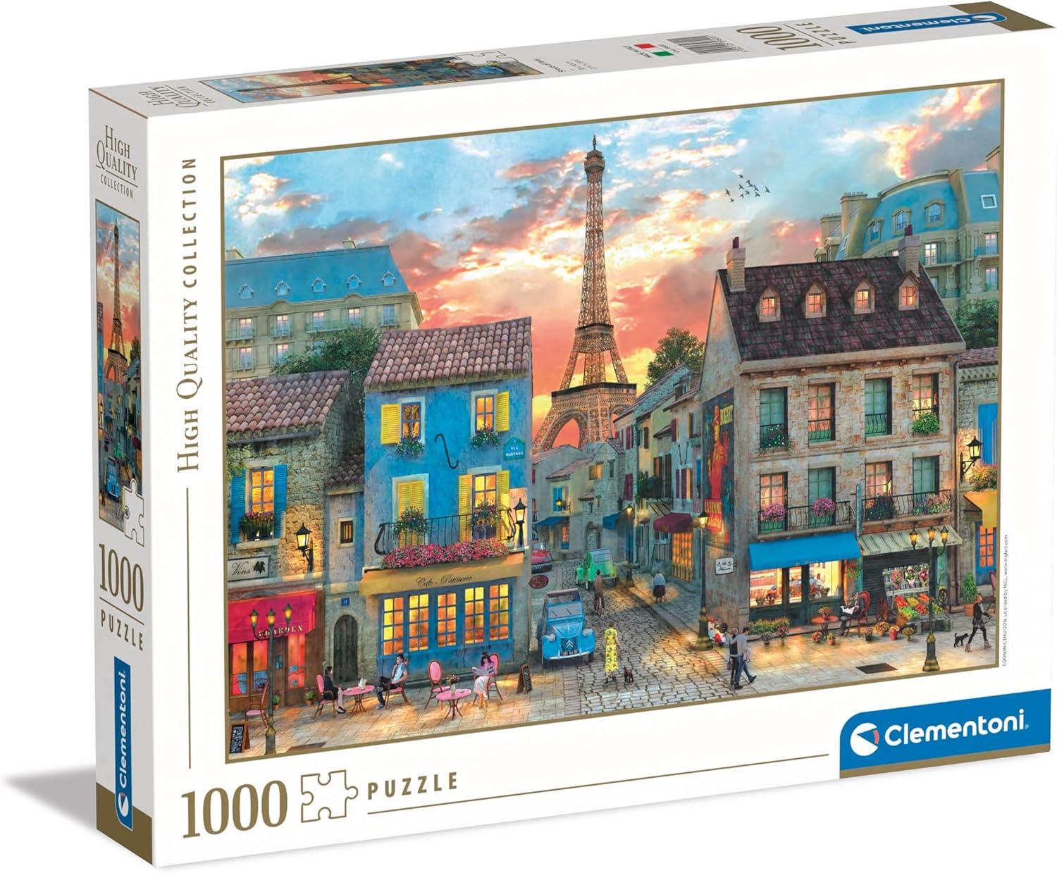 Clementoni Streets Of Paris Jigsaw Puzzle (1000 Pieces) – PDK