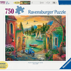 Ravensburger Villas by the Sea Jigsaw Puzzle (750 XL Extra Large Pieces)