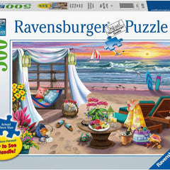 Ravensburger Cabana Retreat Jigsaw Puzzle (500 XL Extra Large Pieces)