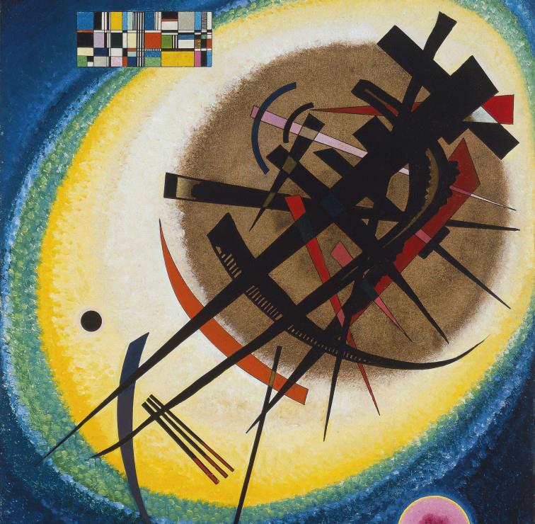 Grafika Wassily Kandinsky : In the Bright Oval, 1925 Jigsaw Puzzle (1000 Pieces)