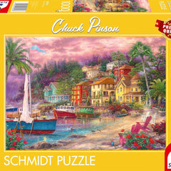 Schmidt Chuck Pinson Costal Charm Jigsaw Puzzle (1000 Pieces)