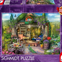 Schmidt A Dream Garden Shed Among the Vineyards Jigsaw Puzzle (1000 Pieces)