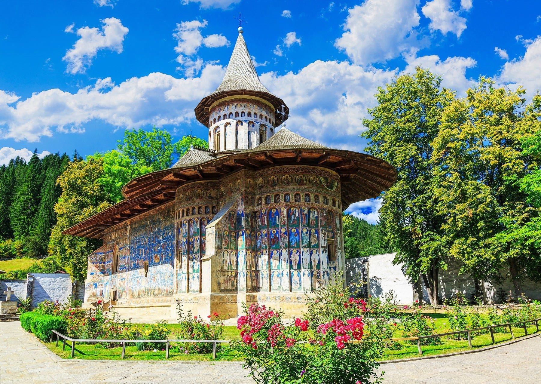 Enjoy Voronet Monastery, Suceava Jigsaw Puzzle (1000 Pieces)