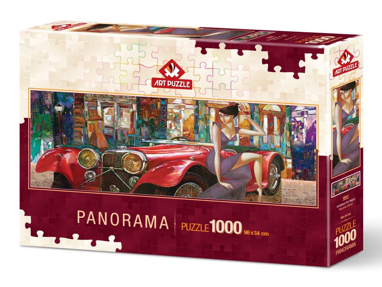 Art Puzzle Invitation To Evening Panorama Jigsaw Puzzle (1000 Pieces)