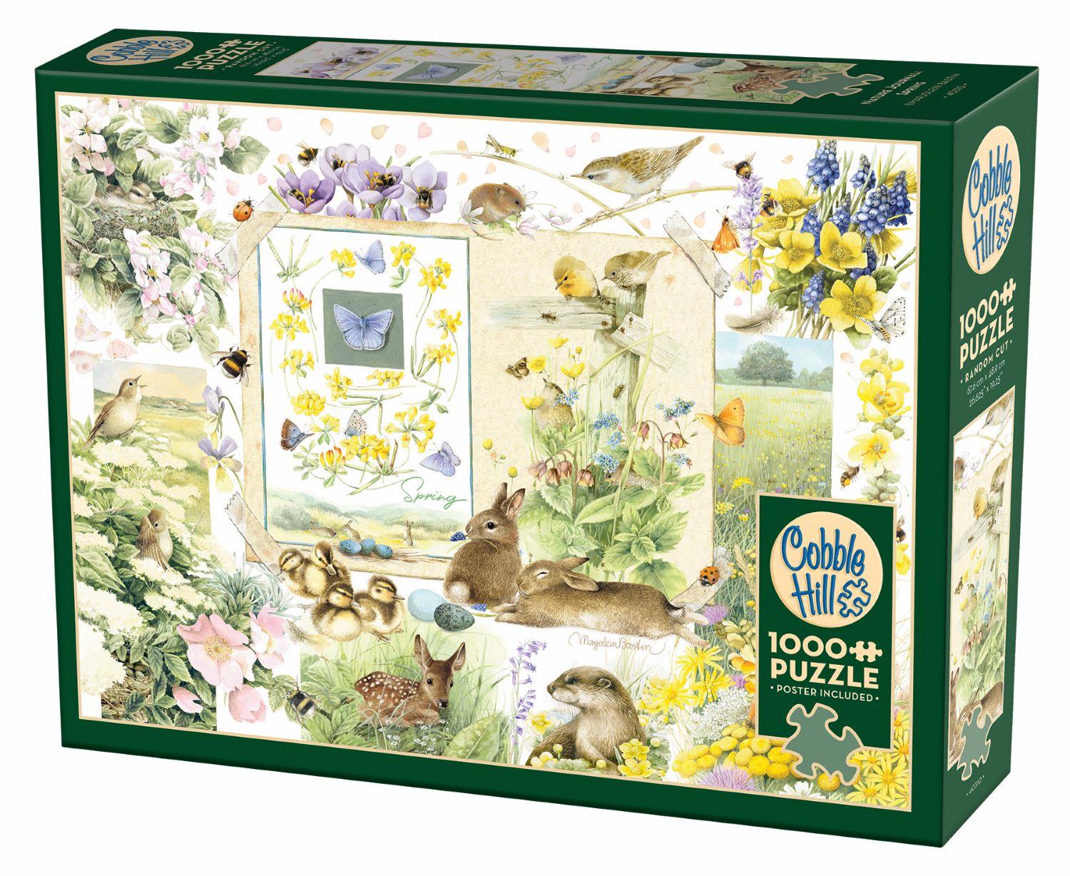 Puzzle Cobble Hill 1000 Pezzi 'Cabina Sul Lago' - Con Poster Campione