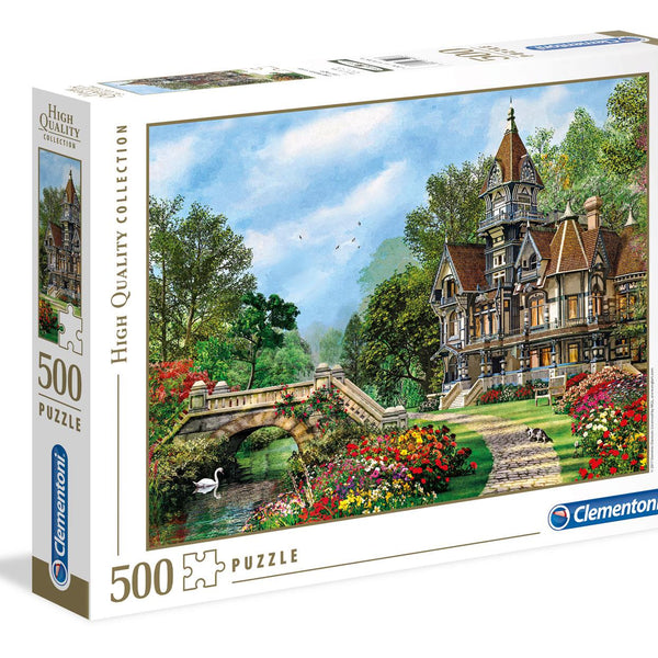 Clementoni Old Waterway Cottage High Quality Jigsaw Puzzle (500 Pieces) DAMAGED BOX