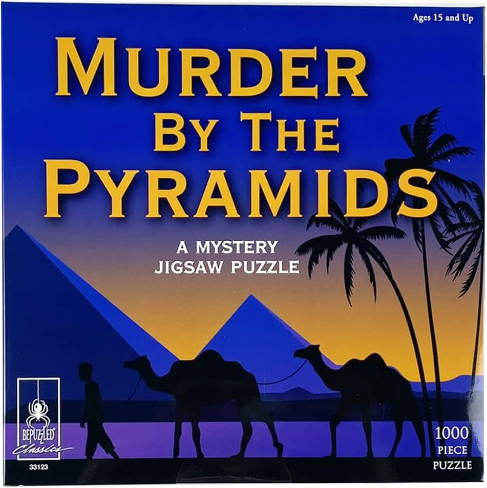 Murder by the Pyramids Mystery Jigsaw Puzzle (1000 Pieces) – PDK