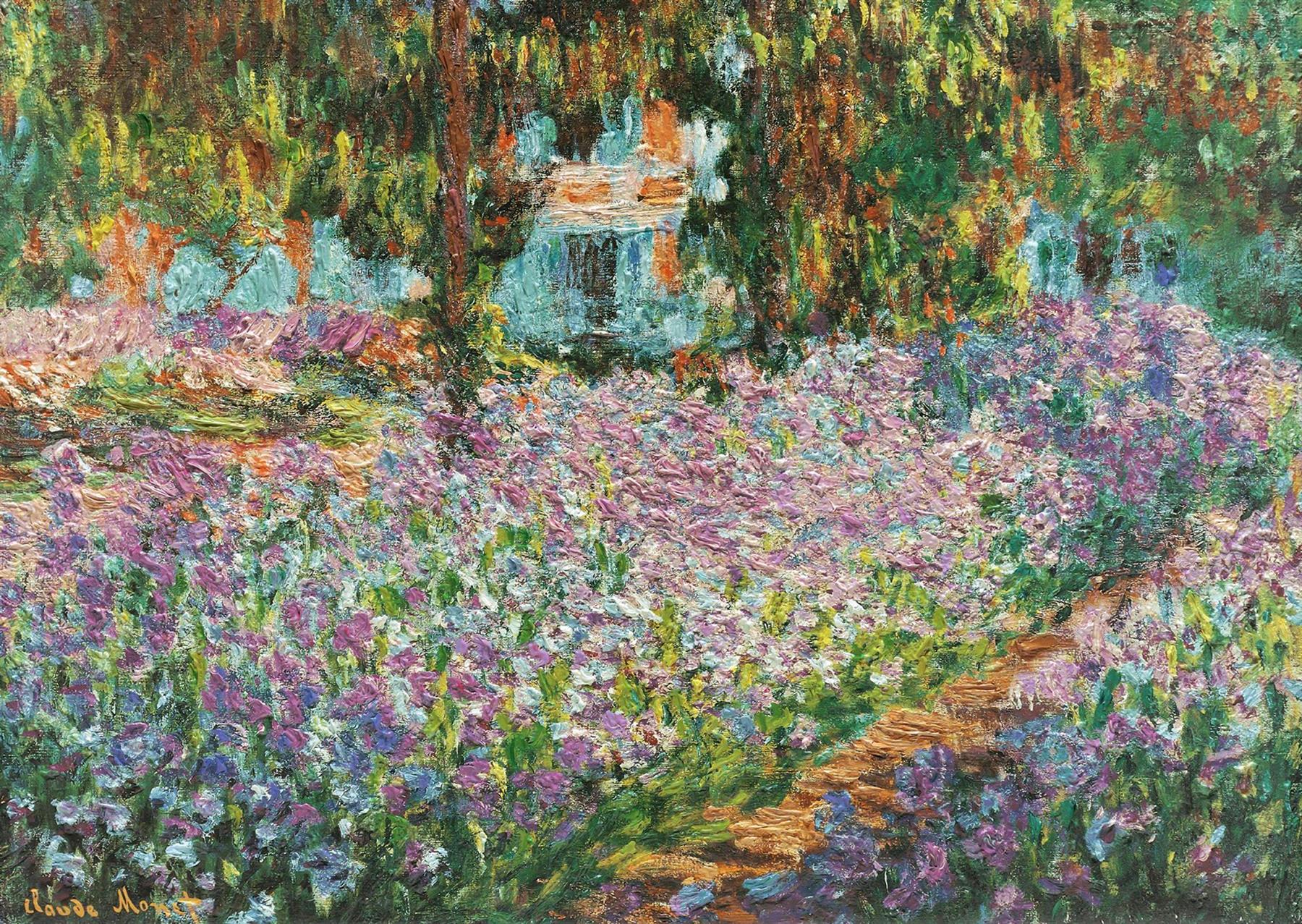 Enjoy Claude Monet: The Artist Garden at Giverny Jigsaw Puzzle (1000 Pieces)