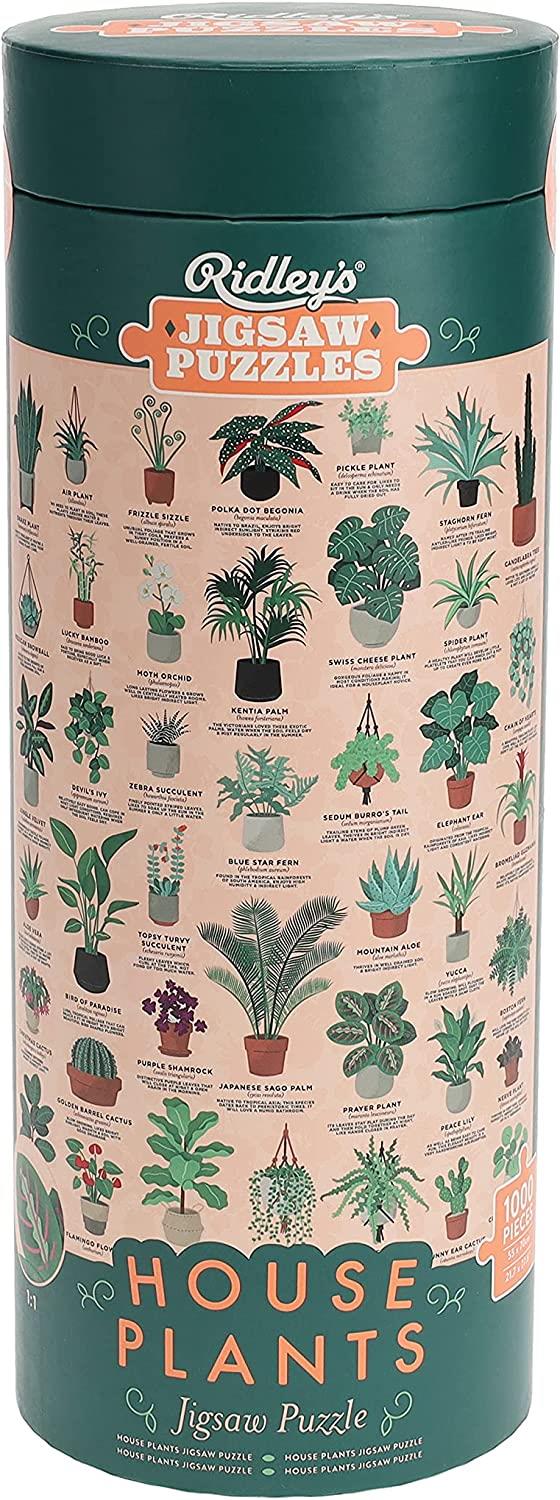 house plants vintage puzzle Ridley's House Plants Jigsaw Puzzle (1000 Pieces) – PDK