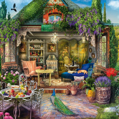 Schmidt A Dream Garden Shed Among the Vineyards Jigsaw Puzzle (1000 Pieces)