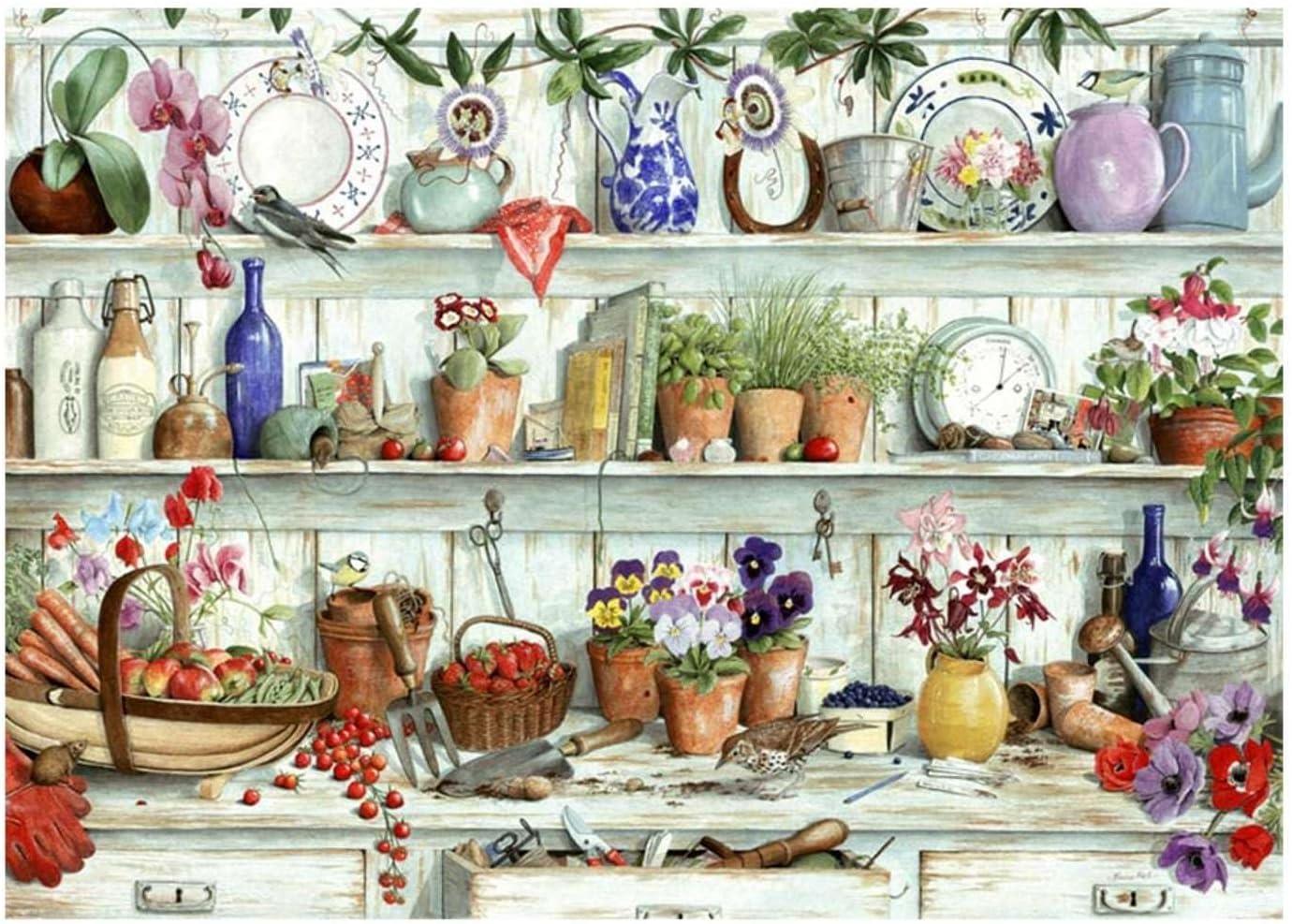 House of Puzzles Posies & Produce Jigsaw Puzzle (Big 500 XL Pieces)