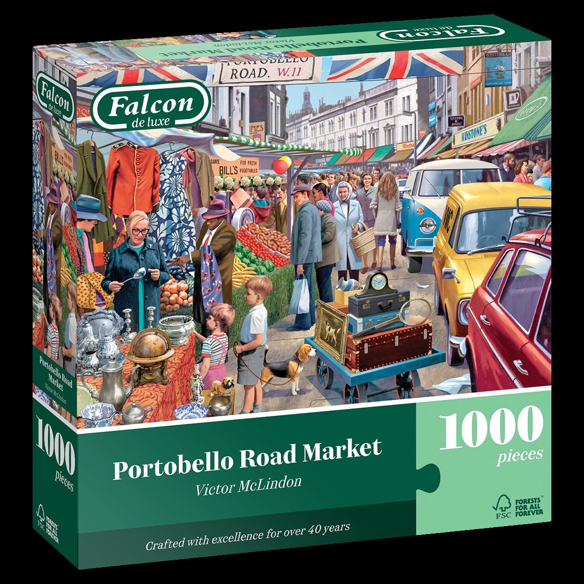 Puzzle Portobello Road 1000 Pezzi – Paesaggio Londinese – Per Adulti E Ragazzi, Da Collezione - 2