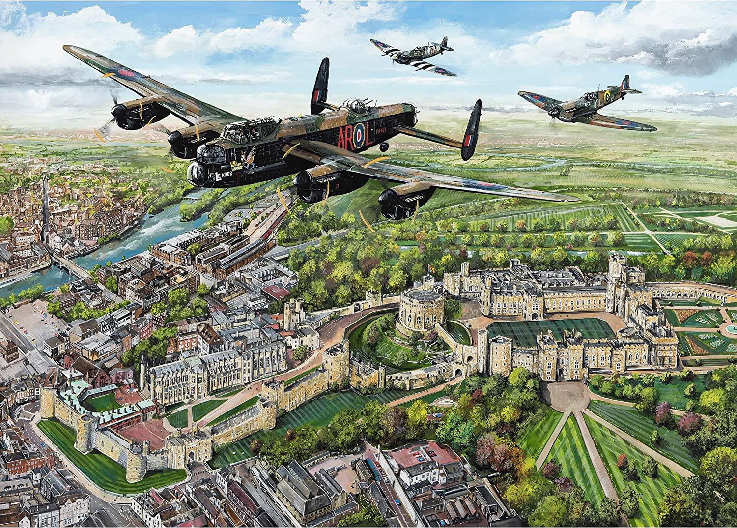 Gibsons Wings Over Windsor Jigsaw Puzzle (250 XL Extra Large Pieces)