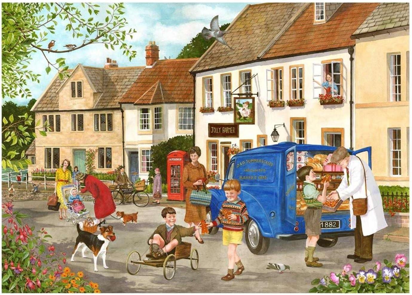 House of Puzzles Gingerbread Boys Jigsaw Puzzle (500 XL Pieces)