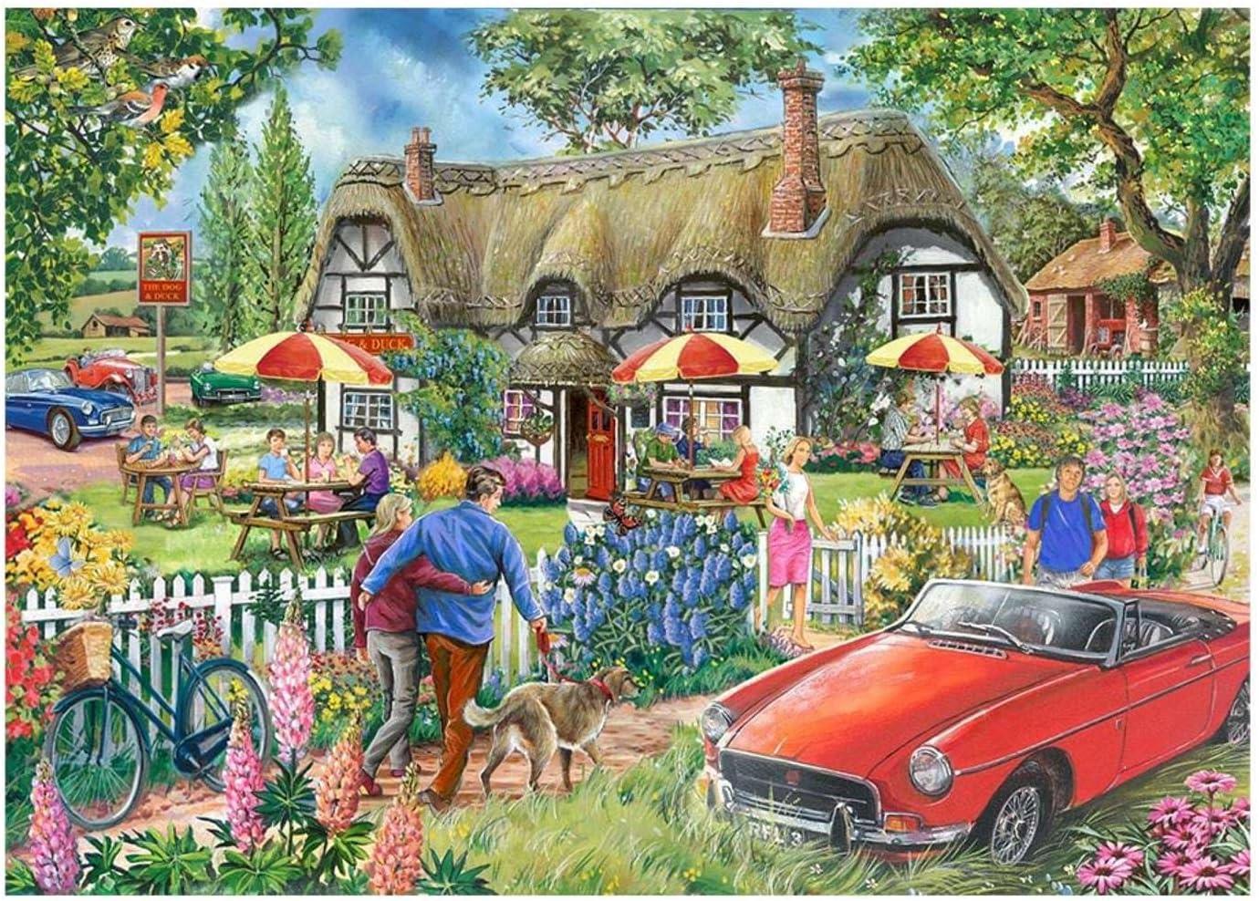 House of Puzzles Country Pub BIG Jigsaw Puzzle (500 XL Pieces)