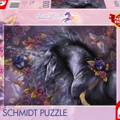 Schmidt Laurie Prindle Blue Rose Jigsaw Puzzle (1000 Pieces)