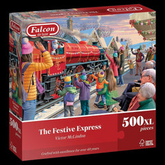 Falcon Deluxe Festive Express Jigsaw Puzzle (500 XL Extra Large Pieces)