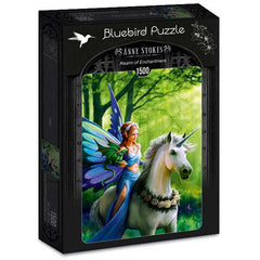 Bluebird Anne Stokes - Realm of Enchantment Jigsaw Puzzle (1500 Pieces)
