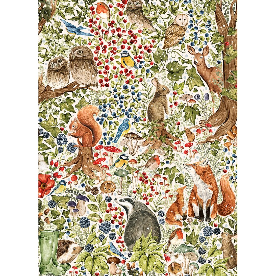 Carpal Tunnel Wrist Brace 1000 Piece Forest Frog Puzzle - Colorful Nature Scene With Birds, Flowers & Ducks For Adults Frog Nature Puzzle