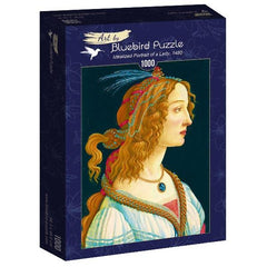 Bluebird Art Botticelli - Idealized Portrait of a Lady Jigsaw Puzzle (1000 Pieces)