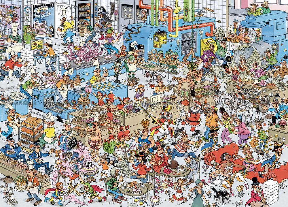 Jan Van Haasteren The Bakery Jigsaw Puzzle (1000 Pieces)