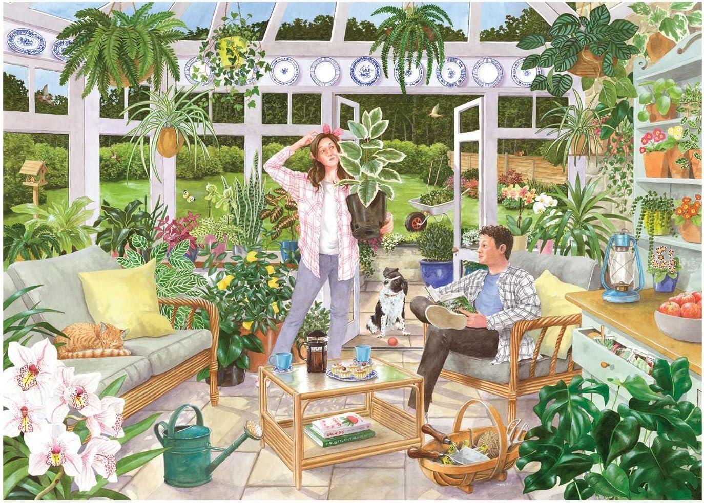 House of Puzzles House Plant Heaven Jigsaw Puzzle (Big 500 XL Pieces)