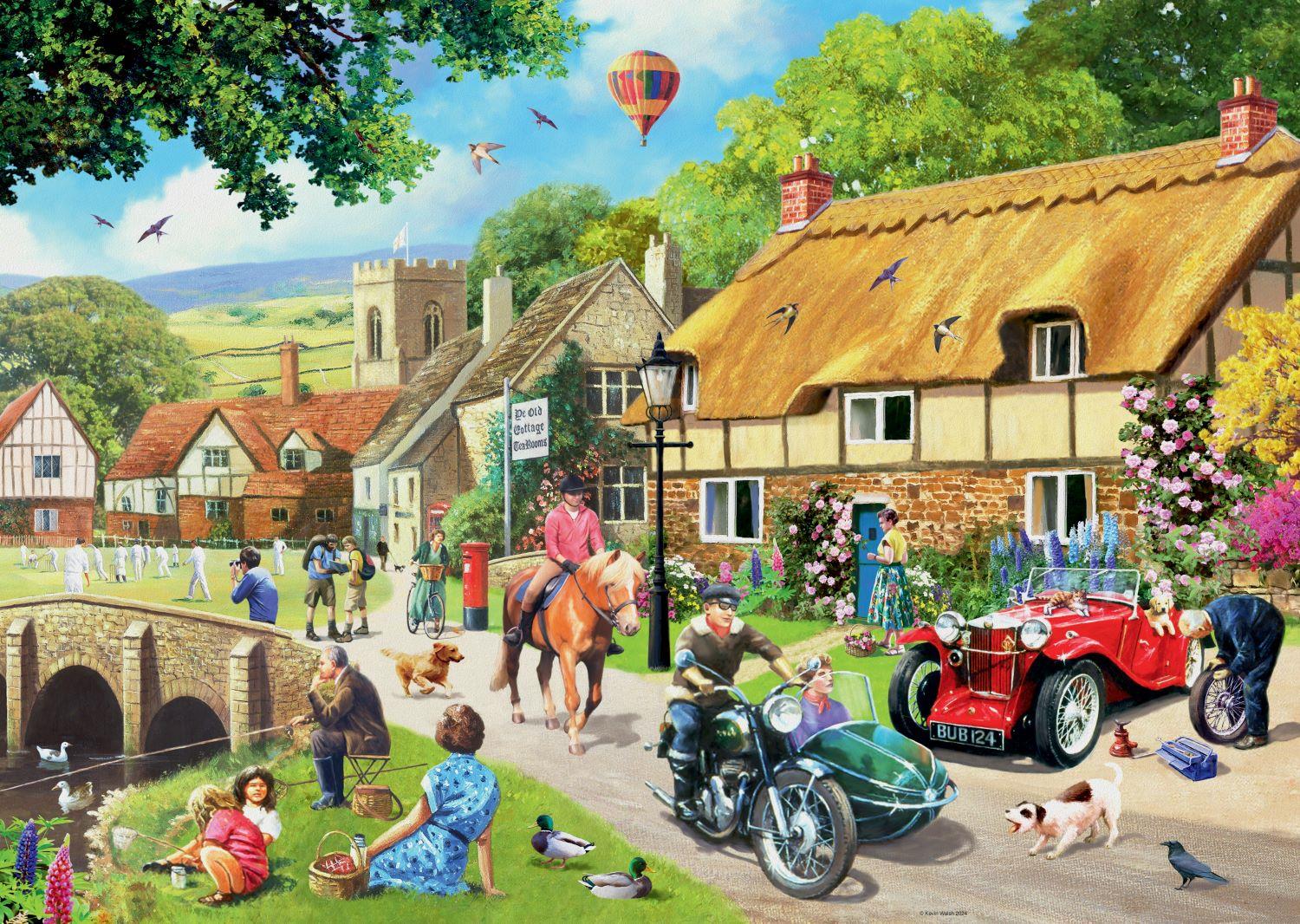 Ravensburger Summer Village Jigsaw Puzzle (500 XL Extra Large Pieces)