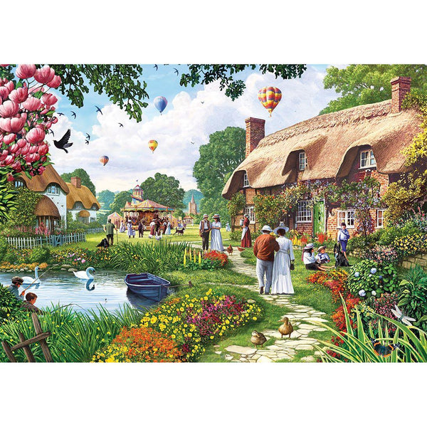 Gibsons Lakeside Cottage Jigsaw Puzzle (100 XXL Pieces)