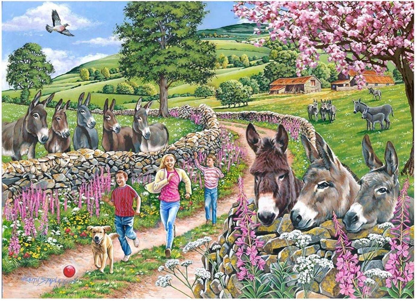 House of Puzzles Mindy, Muffin & Mo - Big Jigsaw Puzzle (500 XL Pieces)