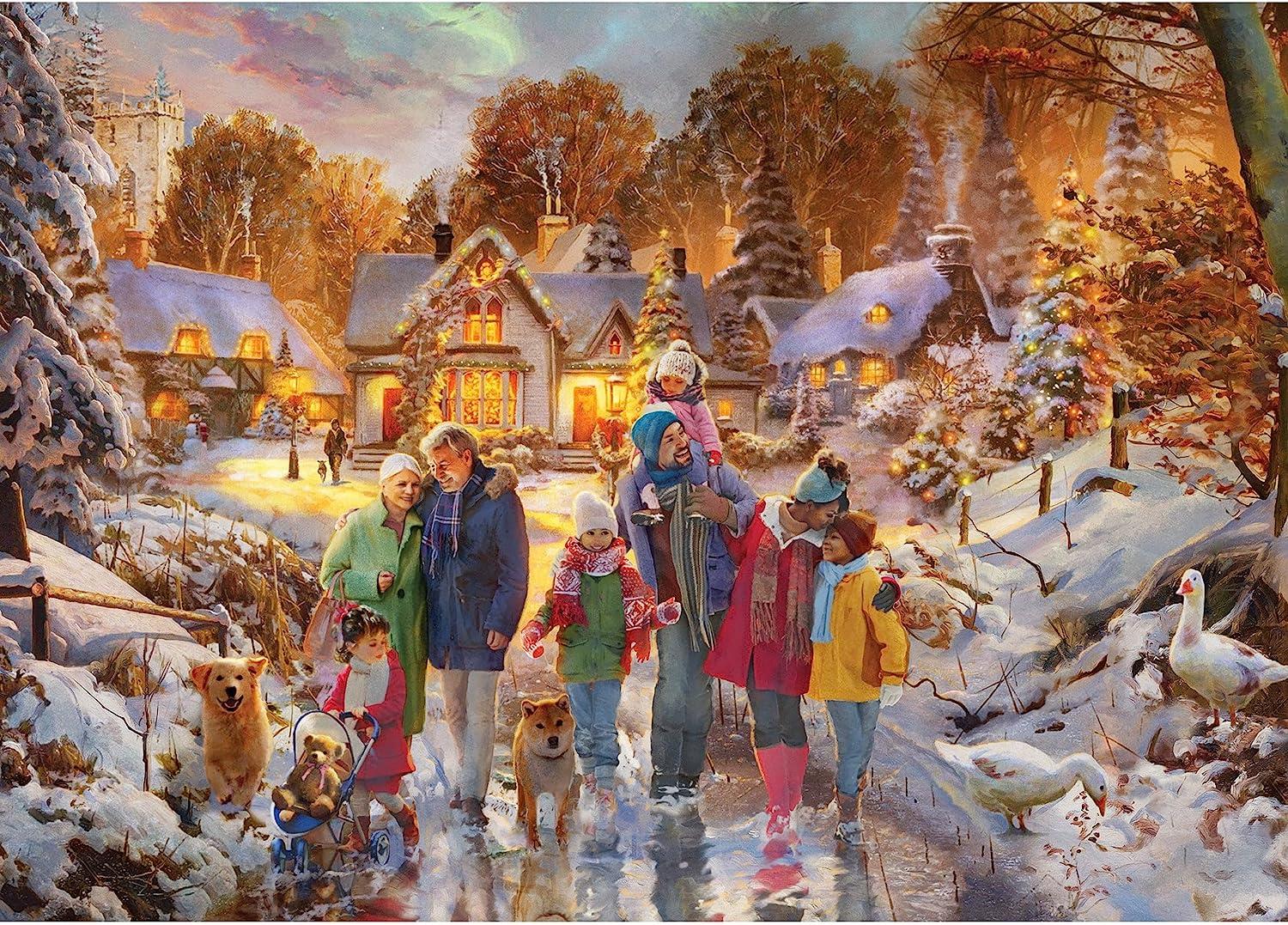Gibsons Boxing Day Stroll Jigsaw Puzzle (500 Pieces)