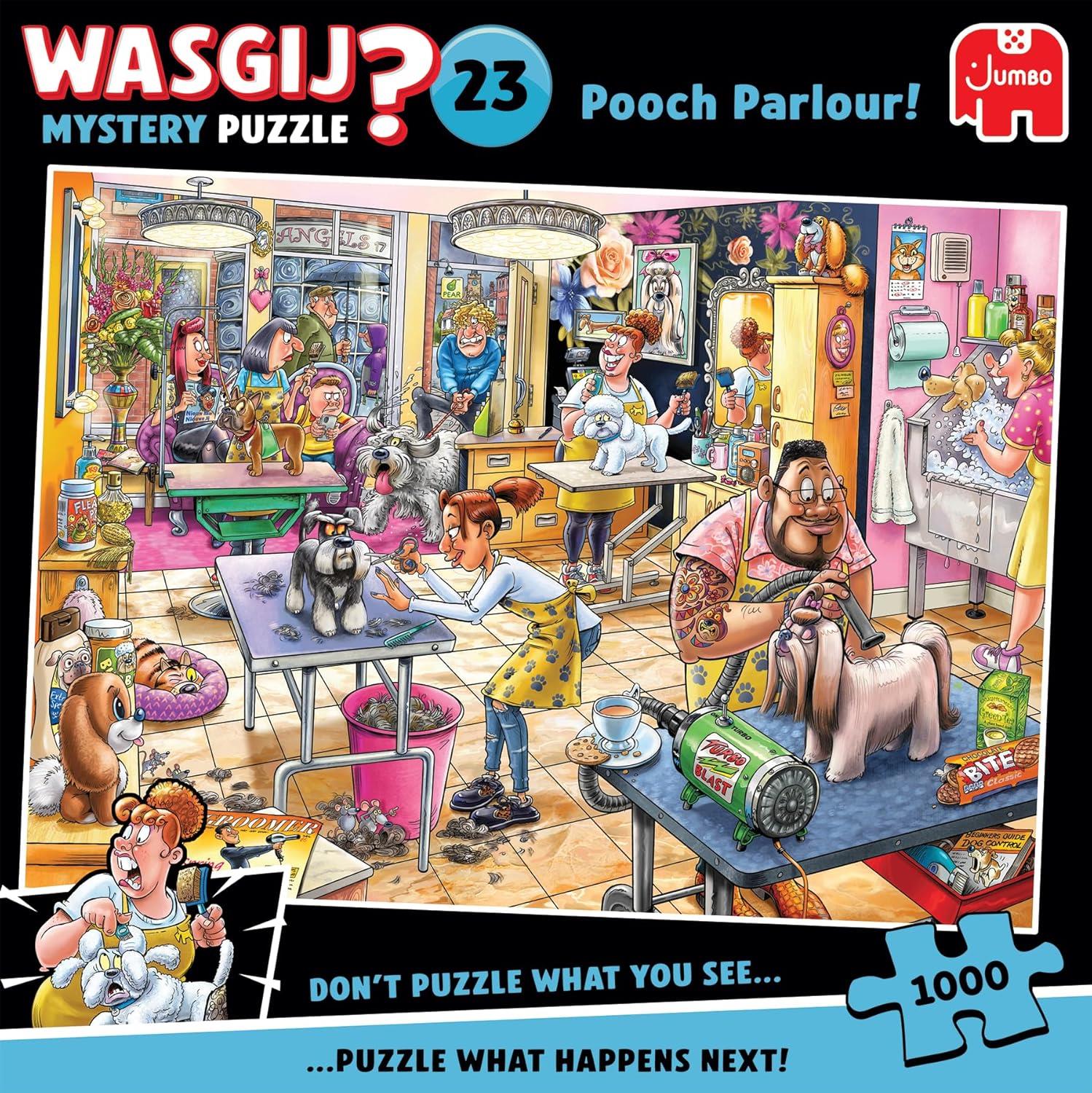 Wasgij Mystery 23 Pooch Parlour! Jigsaw Puzzle (1000 Pieces)