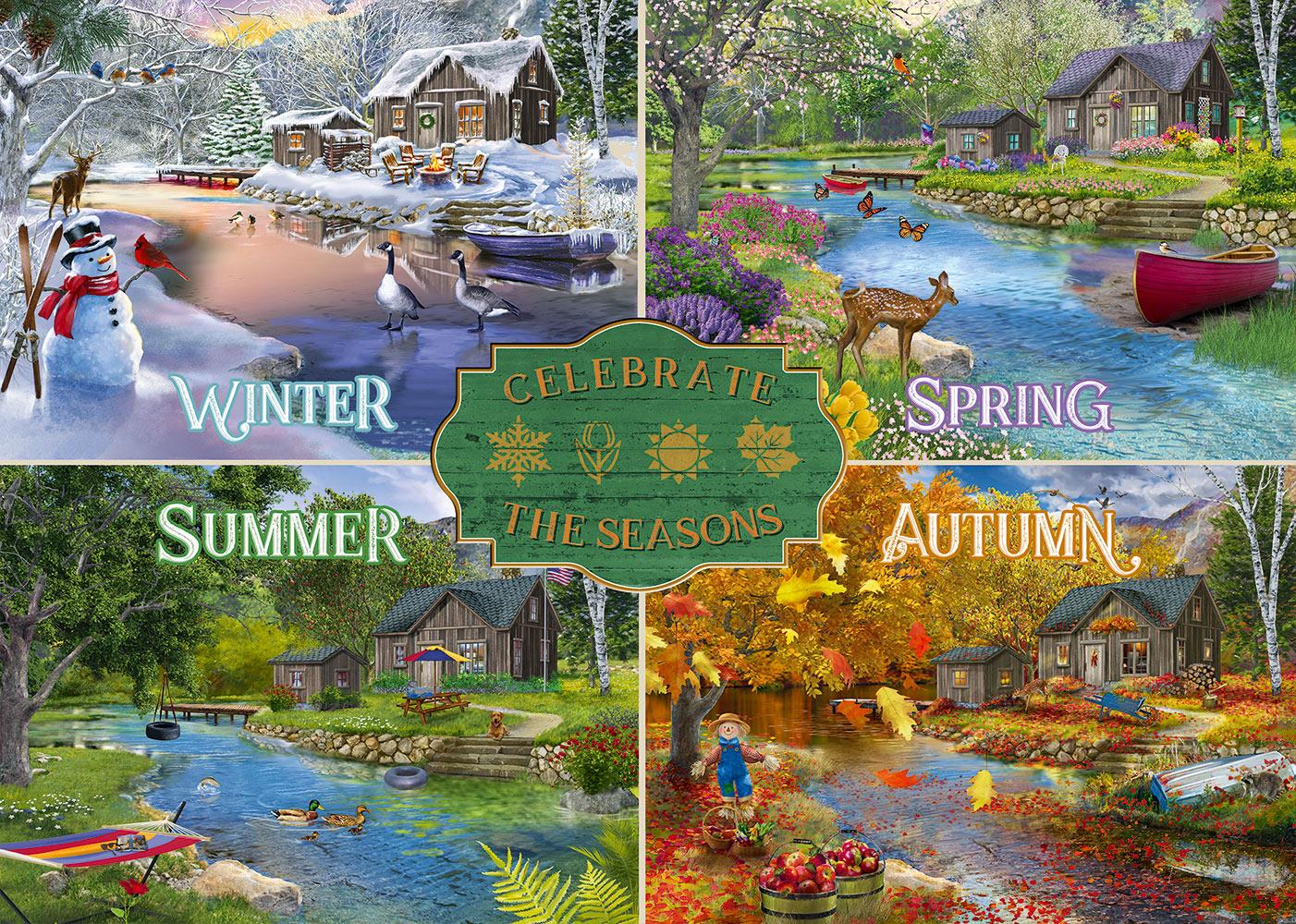 Alipson Four Seasons Jigsaw Puzzle (1000 Pieces)