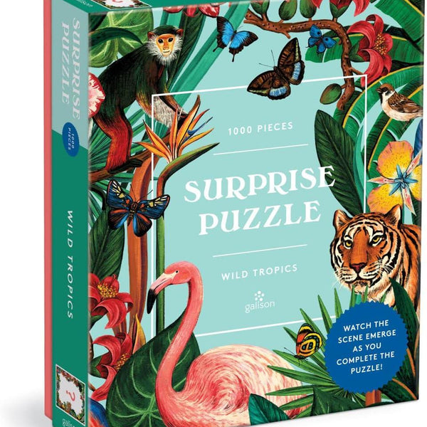 Galison Wild Tropics Surprise Jigsaw Puzzle (1000 Pieces)