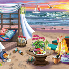 Ravensburger Cabana Retreat Jigsaw Puzzle (500 XL Extra Large Pieces)
