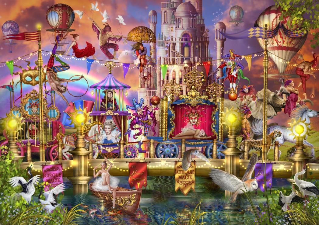 Bluebird Magic Circus Parade Jigsaw Puzzle (1500 Pieces)