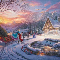 Schmidt Kinkade Disney Cinderella Bringing Home the Tree Jigsaw Puzzle (1000 Pieces)