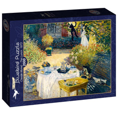 Bluebird Art Monet - The Lunch, 1873 Jigsaw Puzzle (2000 Pieces)