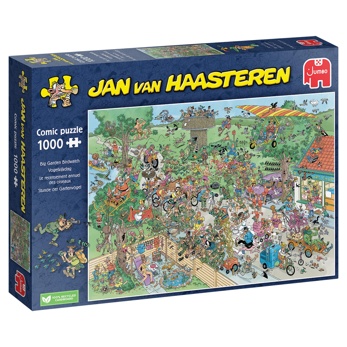 Jan Van Haasteren Big Garden Birdwatch Jigsaw Puzzle (1000 Pieces