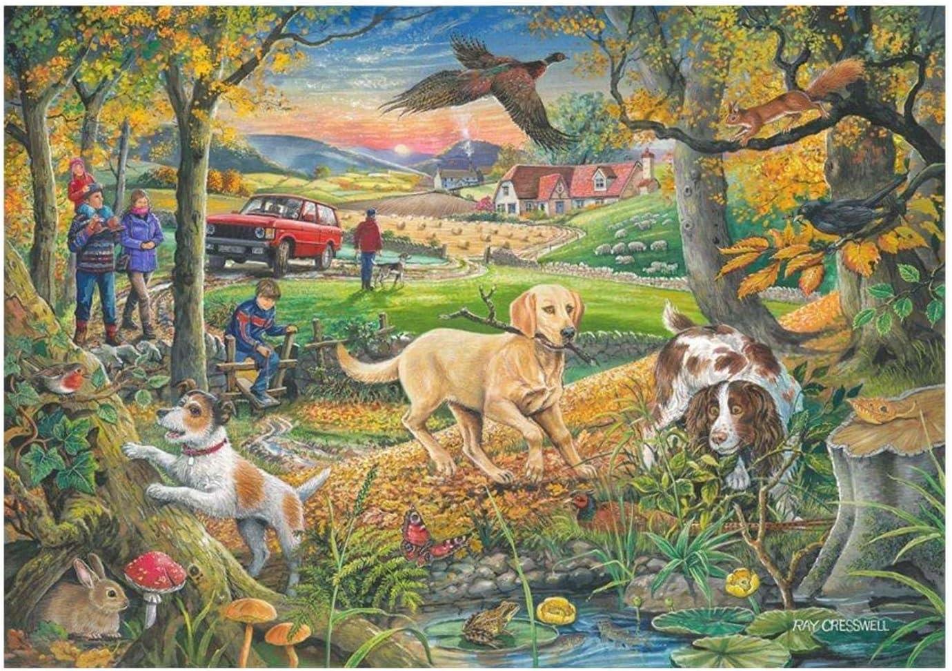 House of Puzzles Catch Me If You Can BIG Jigsaw Puzzle (500 XL Pieces)