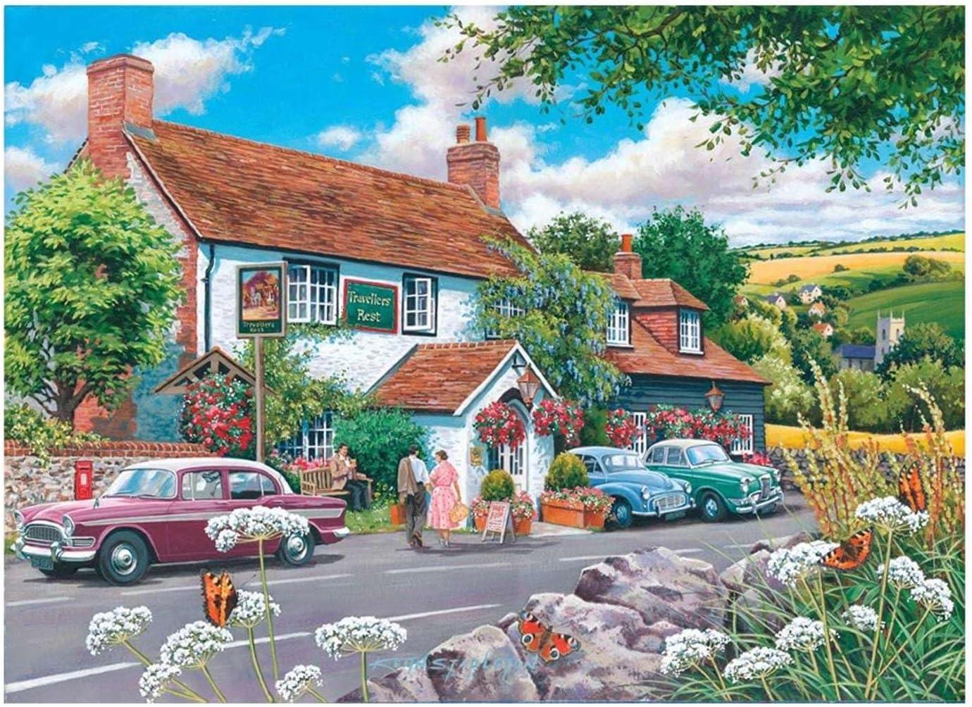 House of Puzzles Travellers Rest - Big Jigsaw Puzzle (500 XL Pieces)