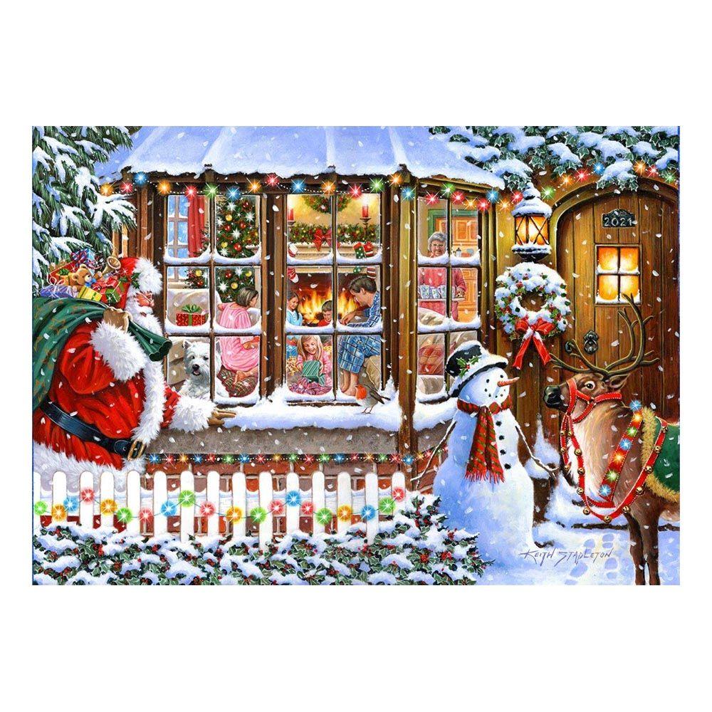 House of Puzzles No.16 With Love From Santa BIG Jigsaw Puzzle (500 XL Pieces)