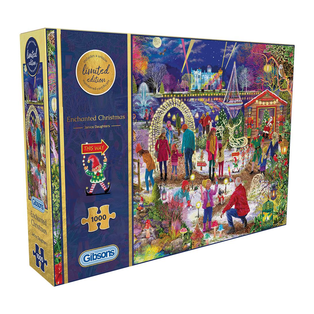 Gibsons Enchanted Christmas Limited Edition Jigsaw Puzzle (1000