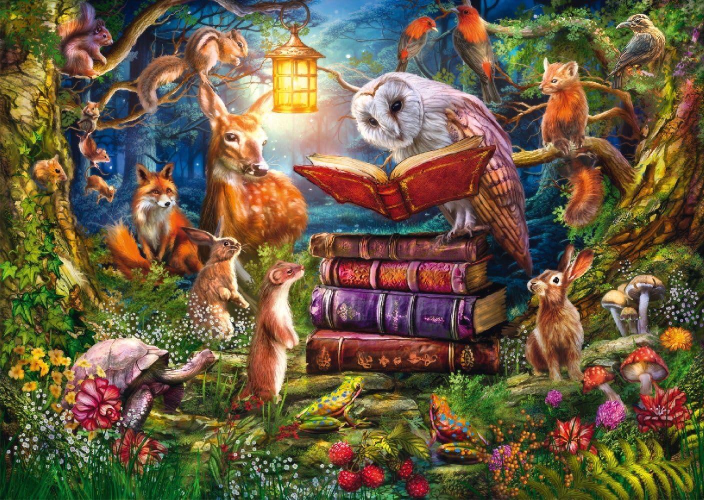 Schmidt Forest Stories at Night Jigsaw Puzzle (1000 Pieces) – PDK