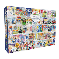 Gibsons A Year in Great Britain Jigsaw Puzzle (1000 Pieces)