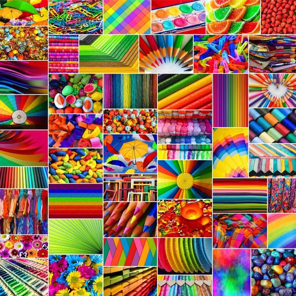 Grafika Colors Collage Jigsaw Puzzle (500 Pieces)