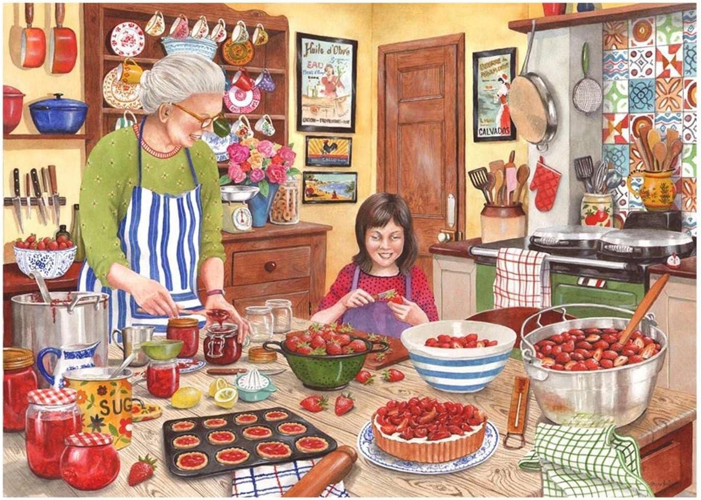 House of Puzzles Strawberry Jam Jigsaw Puzzle (Big 250 XL Pieces)